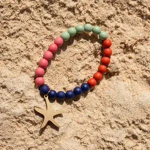 Rainbow Bead Bracelet