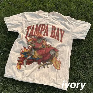 Tampa Bay Football Shirt, Vintage Buccaneers Tee, Retro 90s Game Day Tee, Good Graphic Tee, Unisex Cotton T-Shirt, Sport Trendy Gift T-Shirt, Top Menswear Streetwear Womenswear