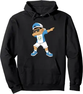 Dabbing Guatemalan Guatemala Flag Dab Dance Pullover Hoodie