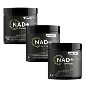 Liposomal NAD+ Supplement  Resveratrol 60 Capsules Advanced Cellular Energy Support Mental Focus Supplement