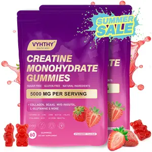 VYHTHY Creatine Monohydrate Gummies – Supports Energy, Cognitive Health & Post-Workout Muscle Recovery  For Women