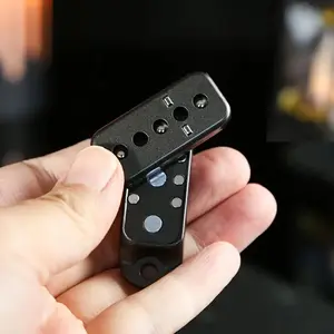 Black Tech EDC Toy Set, Including Metal Finger Toy & Card Game, Stress Relief Toy for Adults & Teens