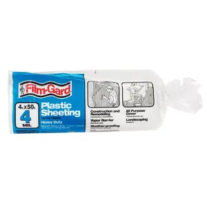 Berry Plastics 626159 4 mil 4 x 50 ft. Film Polyethylene Sheeting - Clear