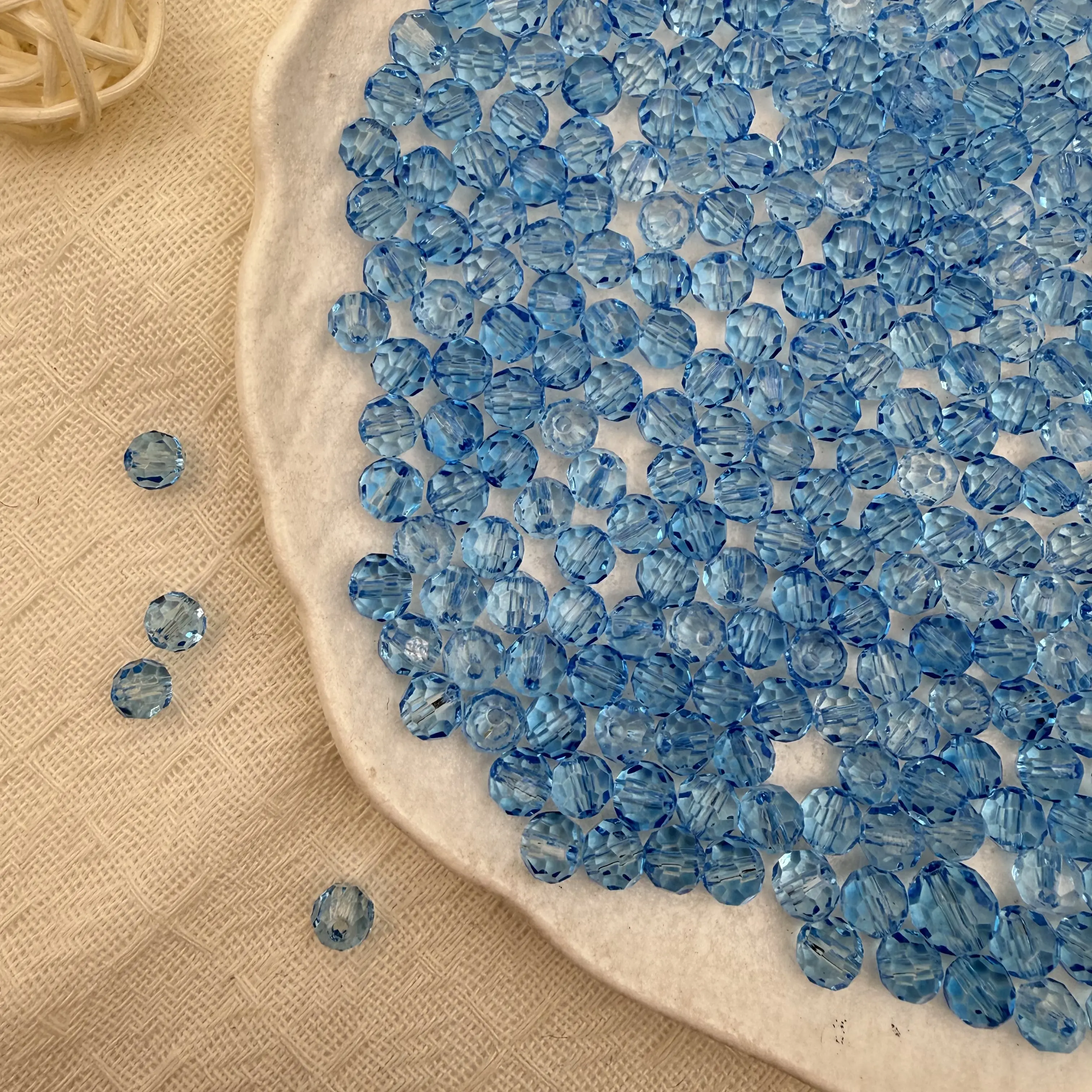 6mm Spherical Crystal Beads