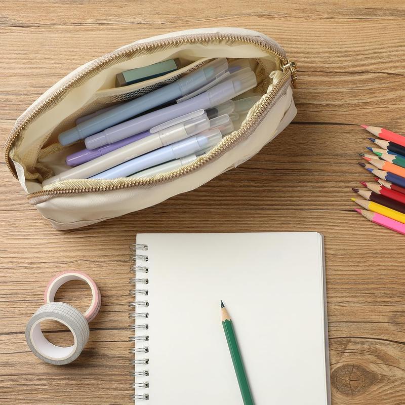 Mr. Pen - Selah Pencil Case, 5 ColorsSelah Theme with 5 Mesh Pockets Oxford Fabric Compact Light for Students Professionals