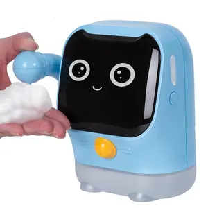 Electric Foam Soap Dispenser Wall-Mounted Press 250ml Waterproof Rechargeable Dual Foam Compatible Liquid Soap Home Kids