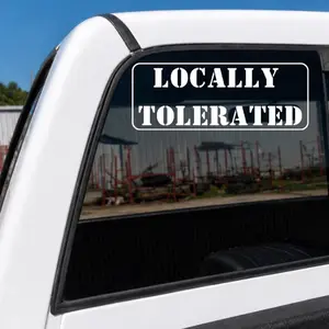 Locally Tolerated Window Decal 6.5 inch