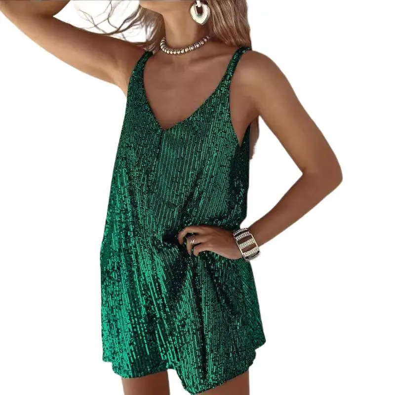 green emerald velvet dress Sapphire Blue Sequin Merritt Column Dress Tuckernuck Saphire / XXL main image 0