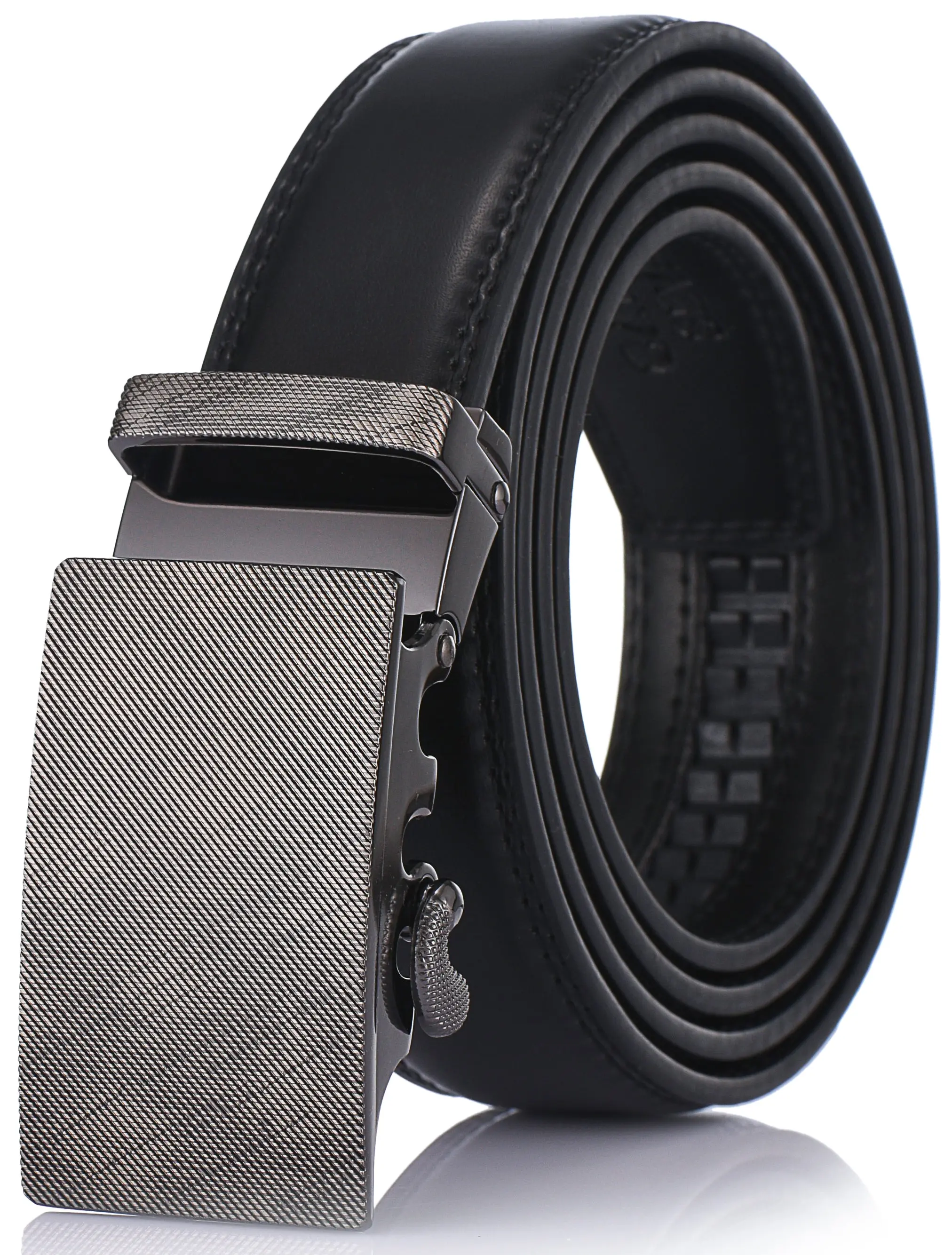 Men's Infinity Imprint Leather Ratchet  Belt