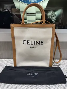 Pre-owned Celine canvas Top handle bag Large Vertical Cabas Tote in (2019)