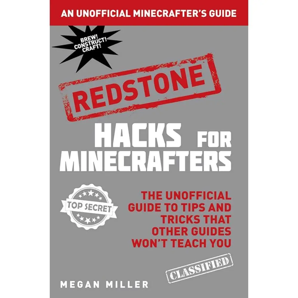 Hacks for Minecrafters: Redstone - English Unofficial Guide, Expert Tips and Tricks, Sky Pony Press, 100+ Screenshots