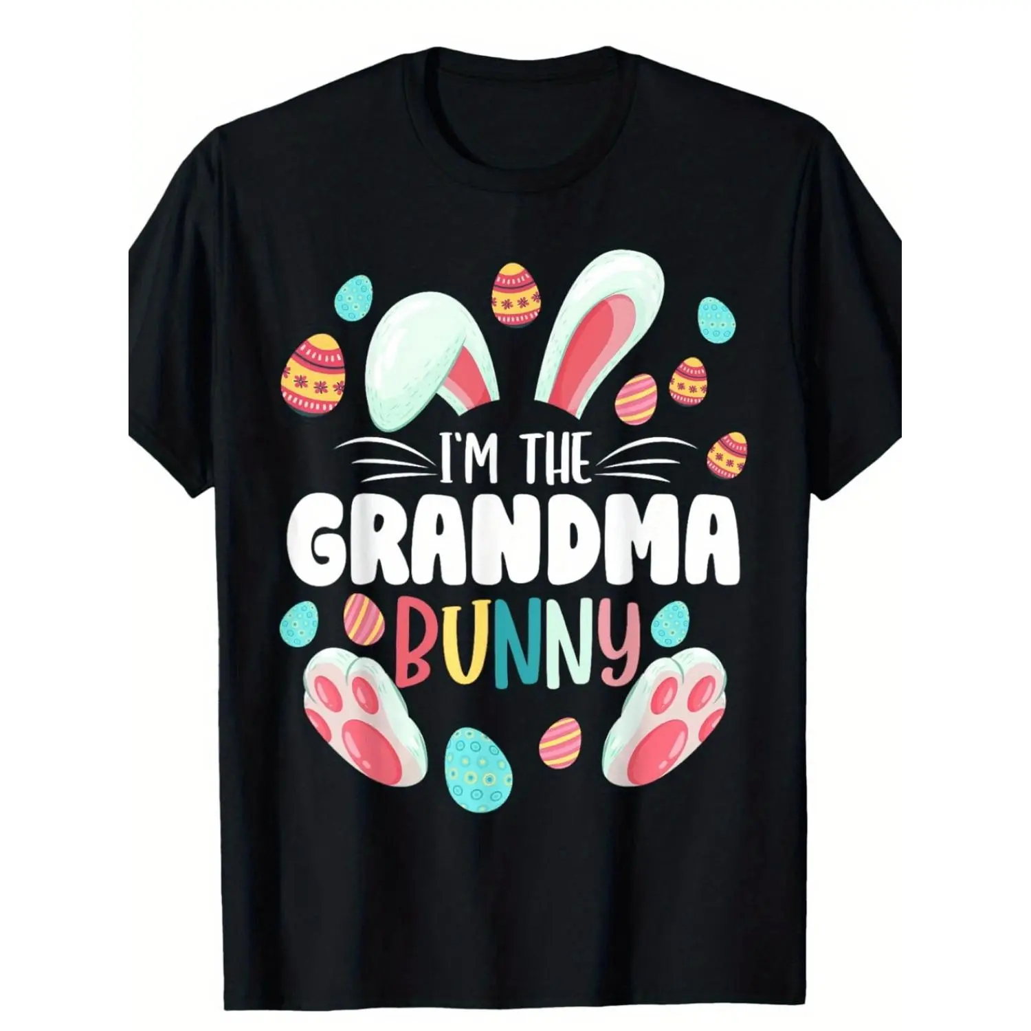 Im The Grandma Bunny Easter Family T Shirt Made From 100 Cotton