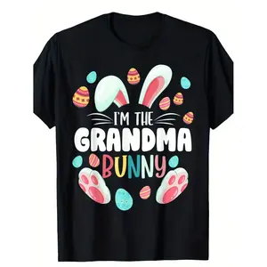 Im The Grandma Bunny Easter Family T Shirt Made From 100 Cotton