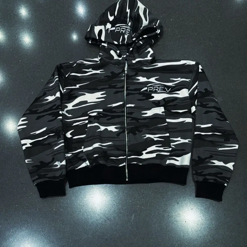 Prev Camo Zip Up