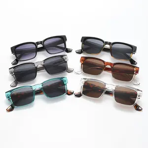 2026 Classic Square Sunglasses Men Women – Retro Gradient Lens UV400 Trendy Shades Y2K Streetwear Unisex Fashion