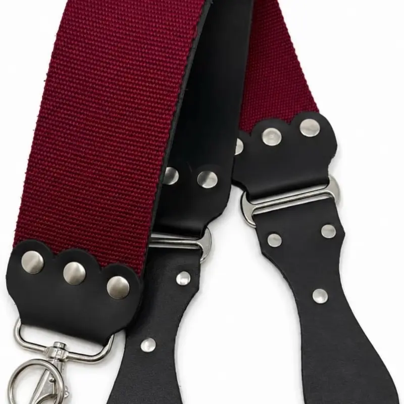 Razor Strop - Barber's Latigo Leather & Canvas Straight Razor Hanging Strop. Dual Strap that will be a Great Addition for Any Straight Razor. PREMIUM LEATHER Strop for Sharpening extra wide 3.0”