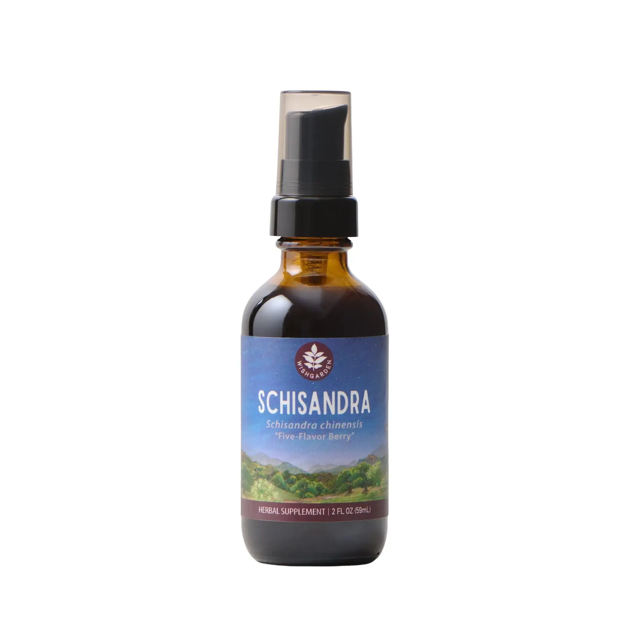 WishGarden Schisandra Berry Tincture - Organic Schisandra Chinensis for Energy Vitality & Longevity - Gluten-Free Vegan Herbal Supplement - 2 oz Pump Top Bottle