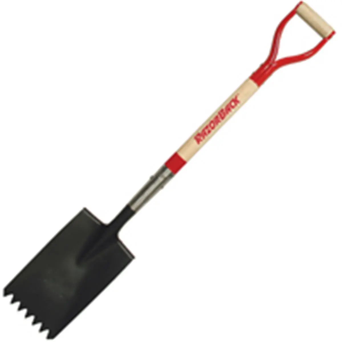 212 MAIN Notch Edge Roof Ripper Shingle Removal Tool, 7.38x12 in. Steel Blade with Leverage Welds, D-Grip Handle