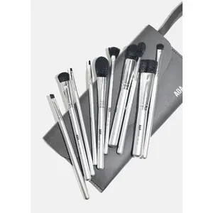 10-Piece Silver Brush Set