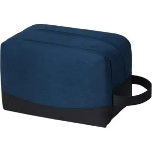 Travel Toiletry Bag - Water Resistant Dopp Kit Large Travel Bag for Toiletries, Accessories - Navy Blue