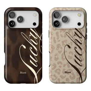 Ravyn & Cream Cheetah Lucky iPhone Case Collection – Blunt Leopard Aesthetic Phone Covers | Protective MagSafe Cases for iPhone 11–17 Pro & Pro Max | Free Gift
