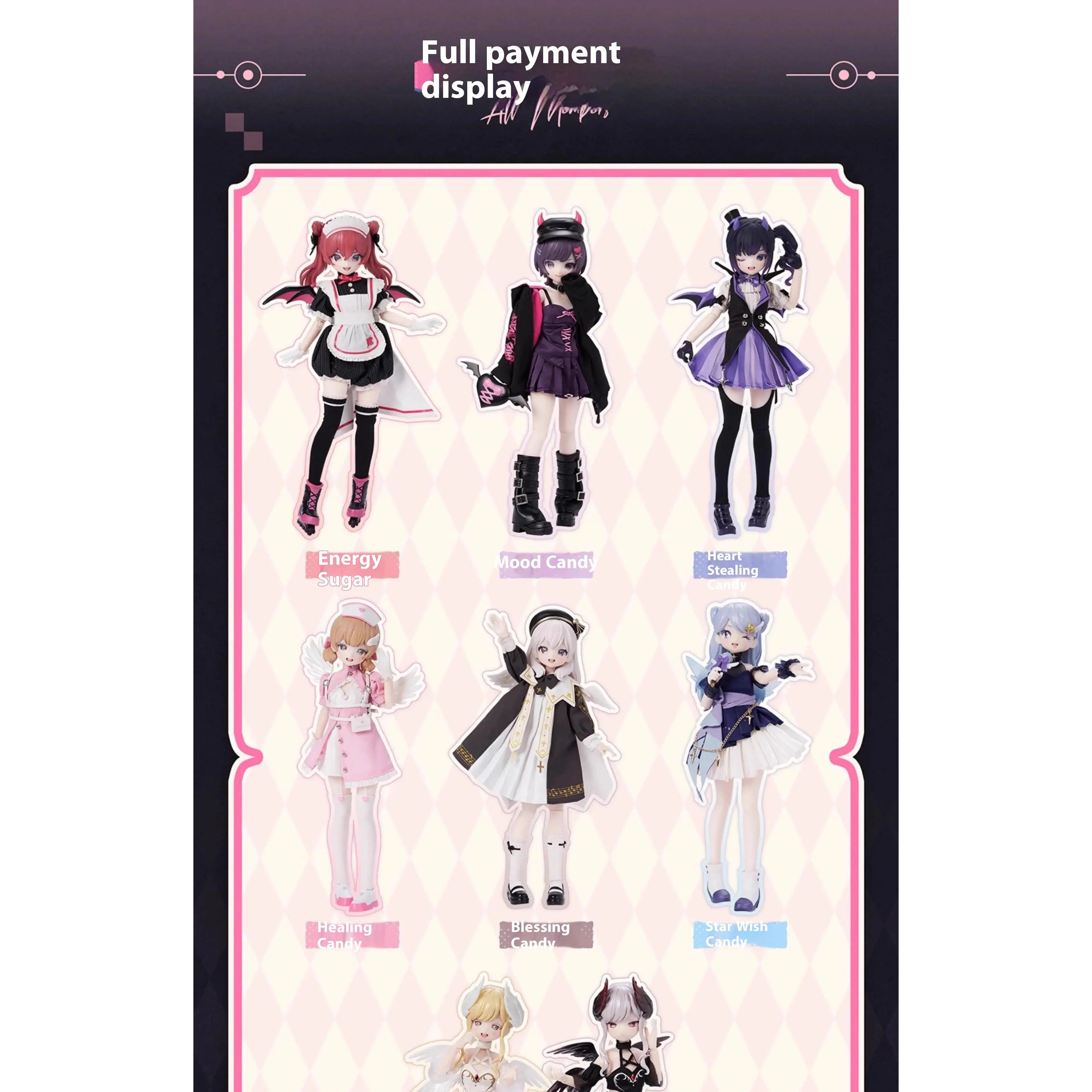 In Stock Neo Eden Toys 1/6bjd Nightmare Twins Series Blind Box