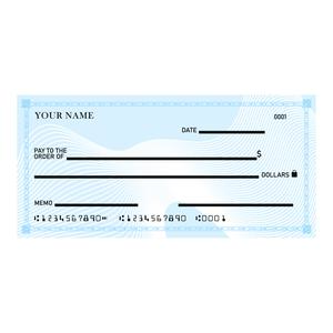 Custom Giant Check – With Dry Erase – Coroplast Big Check