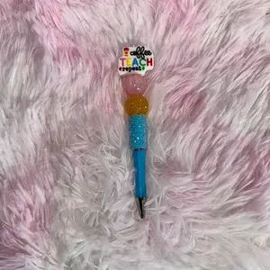 Beaded Teacher Themed Sugar Pen - V [PREMADE]