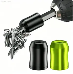 Strong magnetic screw ring universal magnetic screw clip - detachable magnetic screwdriver and drill bit clip, suitable for hex screwdrivers and electric drill bits.
