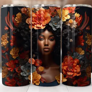 Oyer Art Black Queen Tumbler (multiple variations)