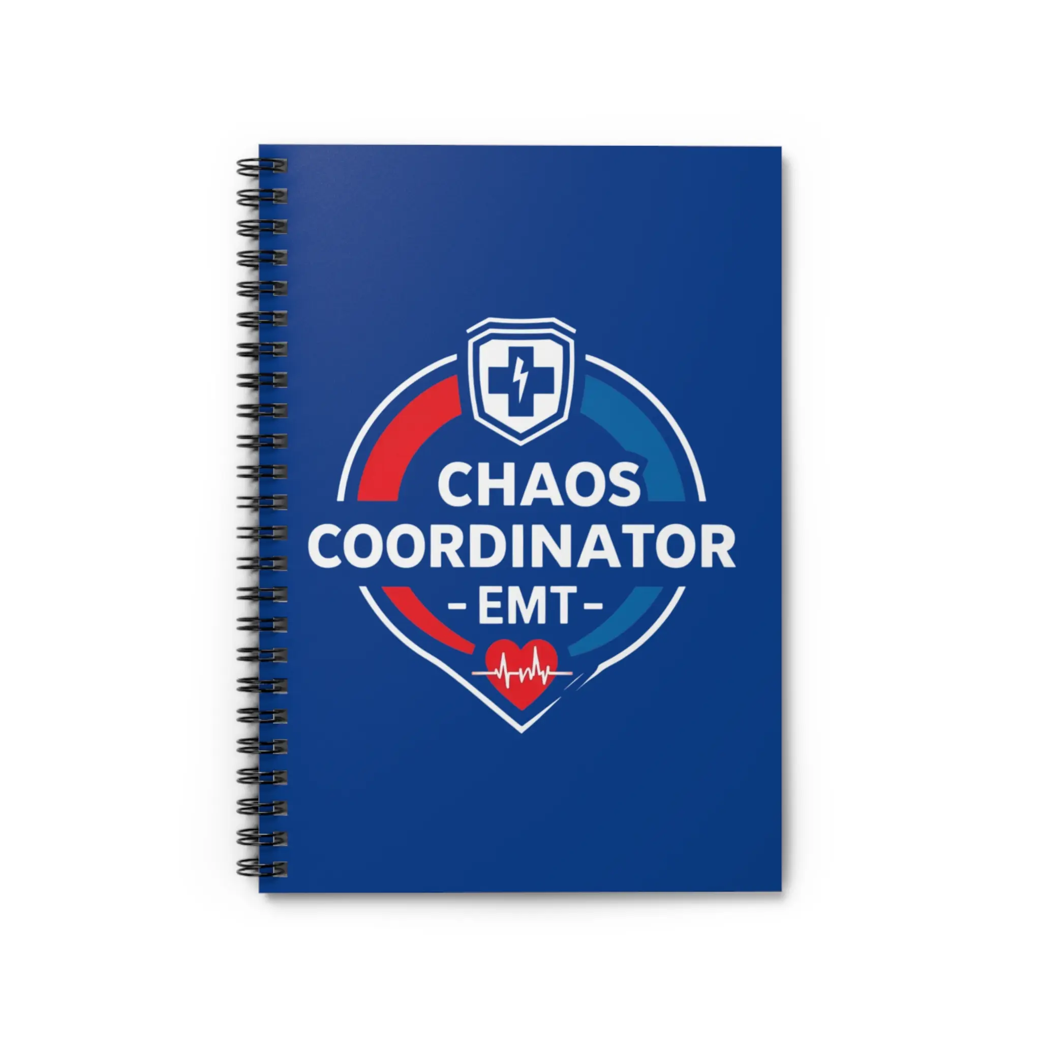 Chaos Coordinator EMT Spiral Notebook, Daily Planner, Gifts for Paramedics, Medical Professionals, Notepad, EMT Humor