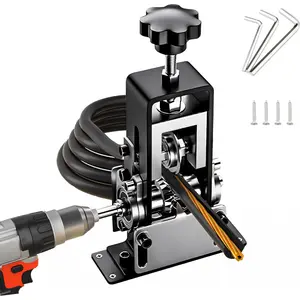 Drill-Powered Copper Wire Stripper Machine, Portable Manual Wire Stripping Tool for Scrap Copper Recycling, Heavy Duty Electric Wire Stripper 0.1"–1"