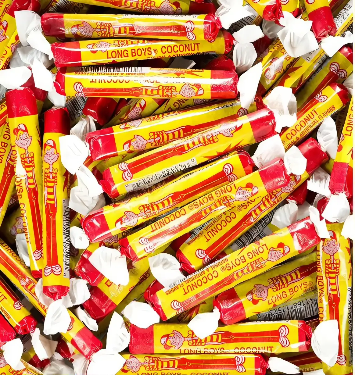 Long Boys Coconut Candy - Classic Flavor, Perfect for Snacking, Indulge in the Sweetness of Coconut