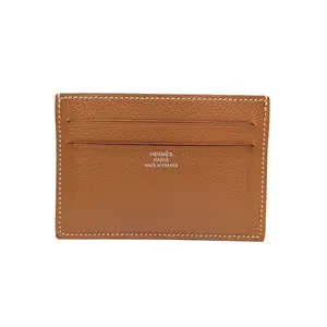 Pre-owned HERMÈS leather Tote Bags 【DIZ】HERMES 37 Gold Brown EC Y Stamp P226157460