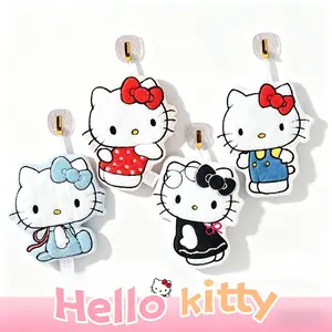 Sanrio Hello Kitty Hand Towel - Cute and Playful Design for Hand Drying or Decoration - Perfect for Home or Office Use - Whimsical Accessory