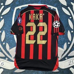 2006 2007 Retro Red Away No. 22 Kaka Short-Sleeve Soccer Jersey