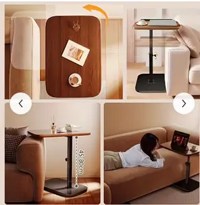 - Multi Functional Armrest Side Table, Sturdy Design, Perfect As A Snack Rack, Living Room, Bedroom,