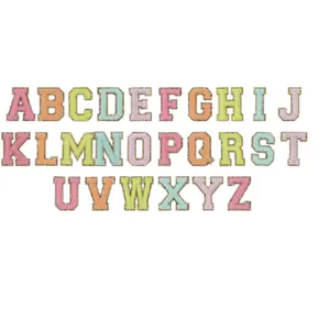 Glitter Letter Varsity Patch