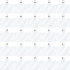 20 count Phone Lanyard Strap Kit - Universal Phone Wrist Strap & Clear Lanyard Tether Tab Set