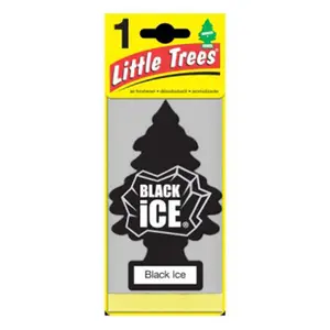 Car Freshner U1P-10155 Black Ice Little Tree Air Freshener