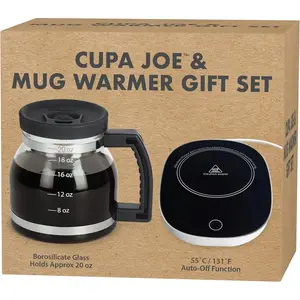 Coffee Mug,  Gag , Funny Cool Big Coffee Mug for Men and Women! (Cupa Joe + Warmer)