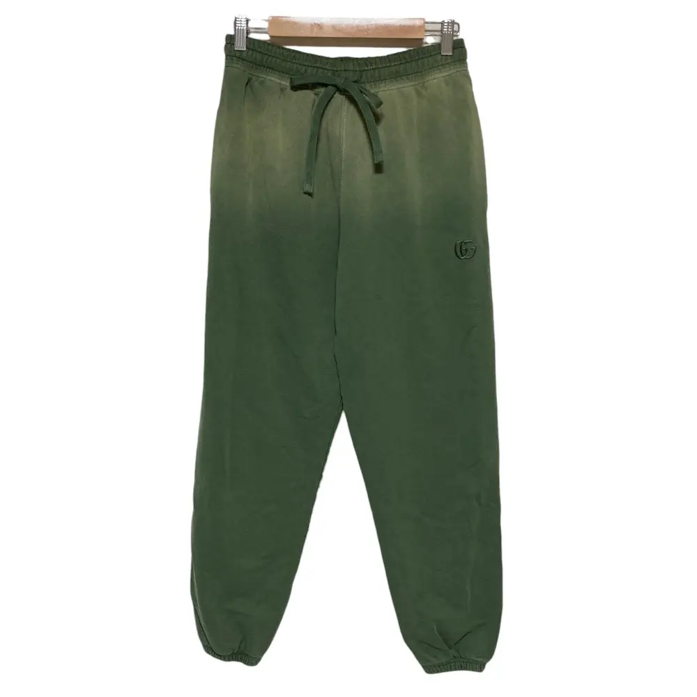 Pre-owned GUCCI Cotton Small Leather Goods GG Sweatpants