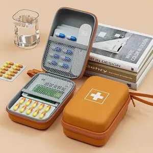 Mini Portable Medicine Bag, Waterproof Durable Zipper, Dustproof Moisture-Resistant, Lightweight Pocket-Sized Emergency Drug Pack