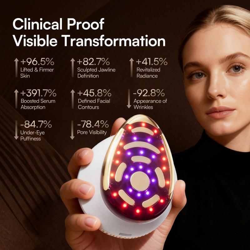 【LIVE EXCLUSIVE】INIA SPHERA At-Home RF & LED Anti-Aging Facial Device – Lift, Tighten & Sculpt with EMS Microcurrent, Red Light Therapy, Electroporation & Cryo Cooling for Firm, Glowing Skin. Perfect Black Friday Gift.