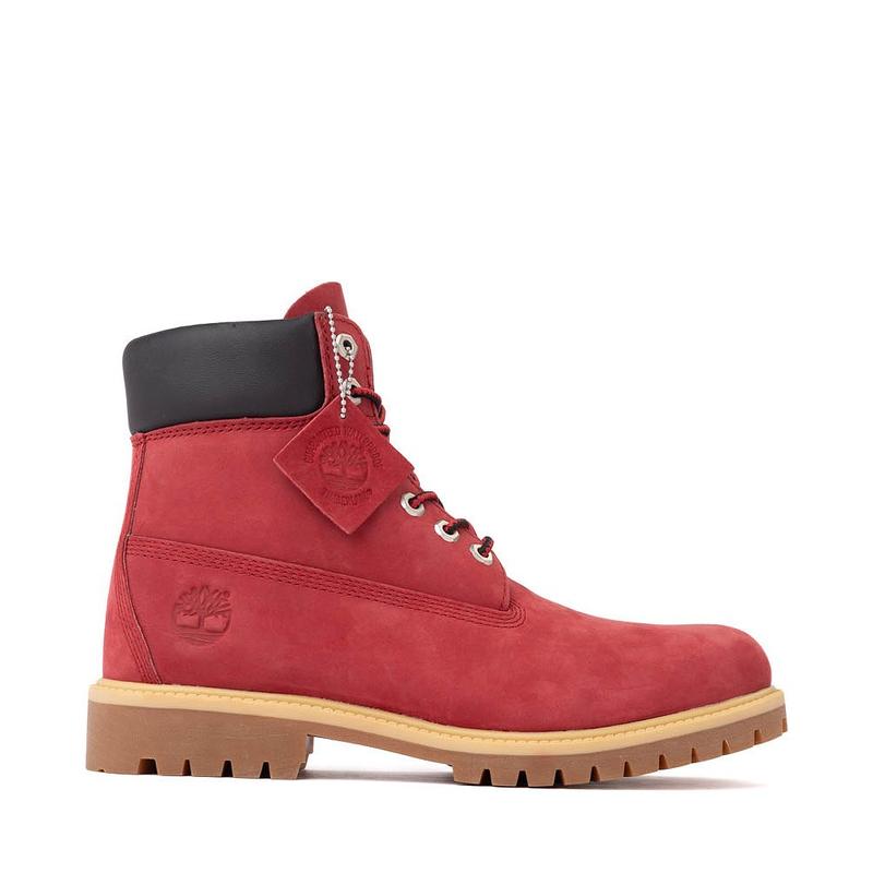 Timberland Men\'s Red  Marion Lace-Up Boots canvas sz 9.5 New Timberland 6 Inch Lace Waterproof Boots  main image 3