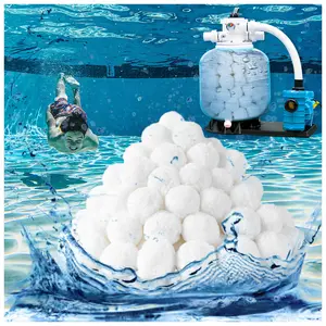3.53 lbs Pool Filter Balls for Sand Filter Pump, Reusable Pool Balls for Swimming Pool, Replace Pool Filter Sand, Pool Sand, Sand Filter Balls, Bath Ball Filter, Aquarium Tank Media
