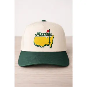 Masters Golf Inspired Embroidered Hat | Augusta Inspired Golf Hat | Golf Lover Gift | Golf Tournament Hat | Embroidered Golf Cap
