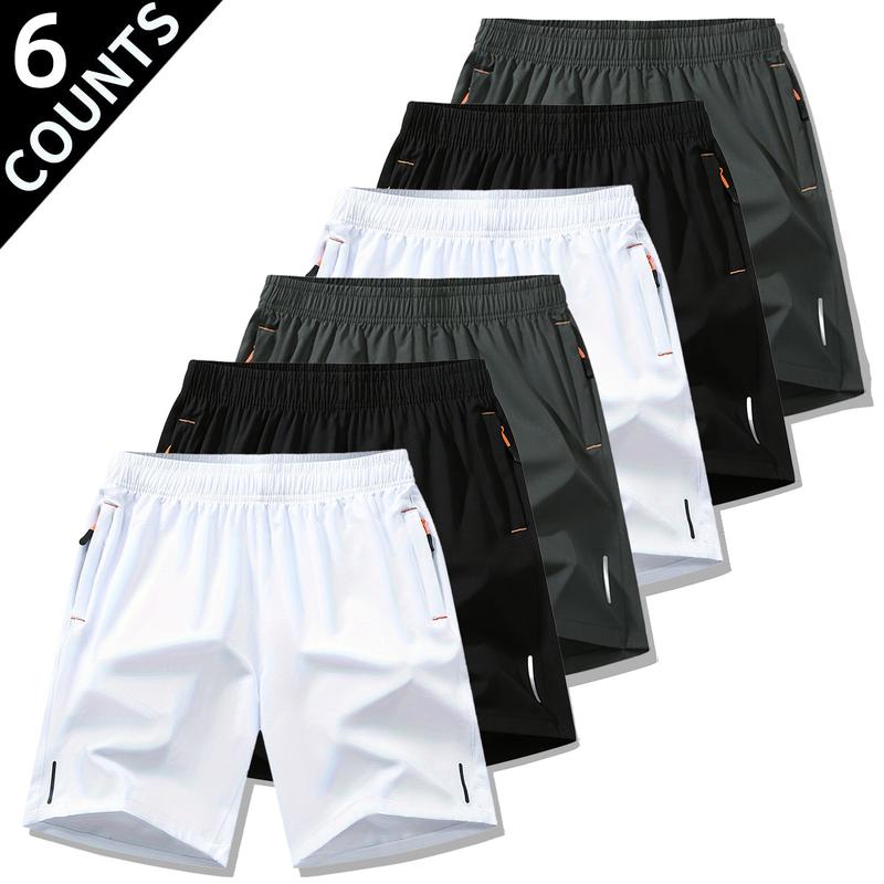 6-piece set shorts for men Summer men's casual quick drying shorts, sports and casual jogging, breathable and loose bottom shorts tiktok shop deals  5 sense gifts for him  Plain Beige Menswear Tropical