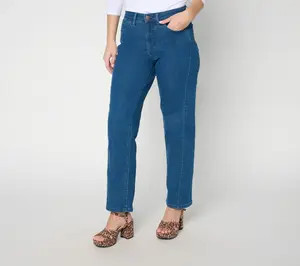 Me by Jennie Garth Regular Repreve Medium Wash Straight Jean