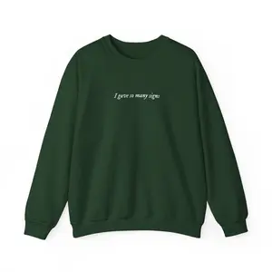 I Gave So Many Signs Exile Sweatshirt, Crewneck, Folklore, Unisex